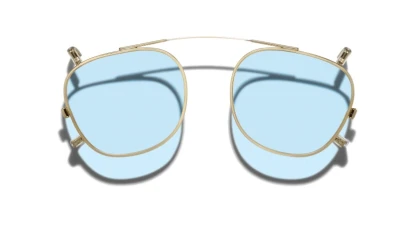  MOSCOT DAHVEN CLIP Gold Bel Air Blue