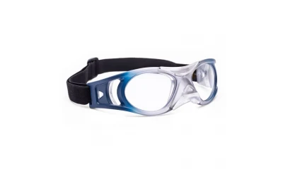 Okulary do uprawiania sportów korekcyjne B&S niebiesko-transparentne