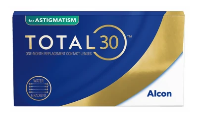 Soczewki kontaktowe TOTAL 30 for astigmatism miesięczne 3 sztuki